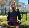 Kitty szoknya bordó – Női szoknya – Innova Fashion